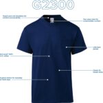 Gildan Adult Ultra Cotton T-Shirt with Pocket, Style G2300, 2-Pack - Image 5