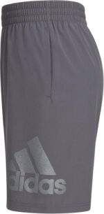 adidas Boys' Elastic Waistband Essential Woven Sportswear Shorts - Image 2