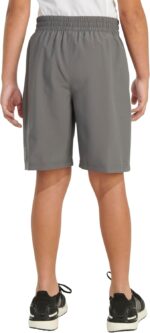 adidas Boys' Elastic Waistband Essential Woven Sportswear Shorts - Image 3