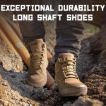 Furuian Steel Toe Boots for Men Women Comfortable Lightweight Work Boots for Men Slip Resistant High Top Steel Toe Safety Shoes Puncture Proof Indestructible Construction Shoes - Image 5