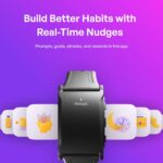 Pavlok 3 Sports (Black) – App-Controlled Silent Alarm & Habit Trainer Wearable – Chime/Vibration/Adjustable Zap – Includes Plus (Lifetime Access) – Steps & Sleep Tracking - Image 5