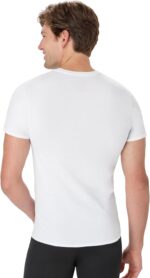 Hanes Men's Ultimate Undershirt ComfortBlend Slim Fit Tees for Men, Moisture-Wicking - Image 4