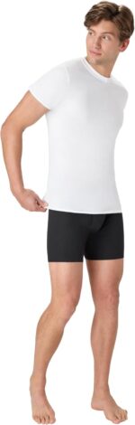 Hanes Men's Ultimate Undershirt ComfortBlend Slim Fit Tees for Men, Moisture-Wicking - Image 5