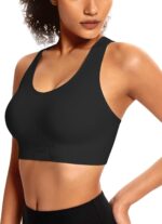 AENLLEY Padded Racerback Sports Bras for Women - Breathable Medium Support for Yoga Gym Workout Fitness - Image 4