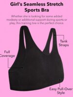 Fruit of the Loom Girls' Seamless Stretch Sports Bra - Image 3