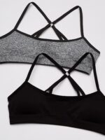 Hanes Big Girl's ComfortFlex Fit Seamless Racerback 2-Pack Bra - Image 4