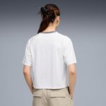 PUMA Womens Sport Relaxed Crew Neck Jersey Casual - Purple - Image 3