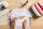 Cricut Men's T-Shirt Blank, Crew Neck, XL White - Image 5