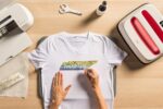 Cricut Men's T-Shirt Blank, Crew Neck, XL White - Image 6