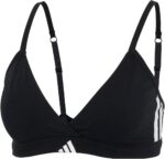 adidas Women's 3 Stripes Active Essentials Cotton Triangle Wrap Bralette - Image 6