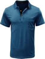 Uposiut Mens Polo Shirts Long/Short Sleeve Mens Shirts Casual Stylish Cotton True Classic Basic Tee Shirts - Image 3