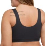 Hanes Women's Just My Size Seamless Bralette, Pure Comfort Light Support Pullover Bra, Plus Sizes - Image 3