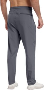 PARISDIARY 3 Pack Mens Athletic Sweatpants with Zipper Pockets,Workout Gym Joggers Pants for Men Running Jogging Pants - Image 4