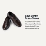 Amazon Essentials Boys' Lace-up Derby Dress Shoes - Image 2