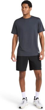 Reebok Men's Sonic Bolt Short Sleeve Crewneck T-Shirt, Standard Fit, Lightweight Cool Touch Jersey Fabric - Image 3