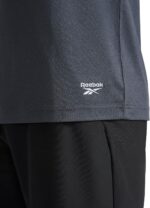 Reebok Men's Sonic Bolt Short Sleeve Crewneck T-Shirt, Standard Fit, Lightweight Cool Touch Jersey Fabric - Image 4