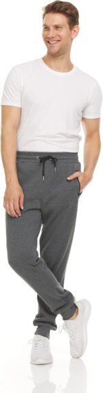 PURE CHAMP Mens Sweatpants 3 Pack Fleece Active Athletic Workout Jogger Sweatpants for Men with Zipper Pocket Size S-3XL - Image 3