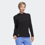 adidas Womens Performance Golf Hoodie Casual Outerwear Casual - Blue - Image 2