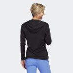 adidas Womens Performance Golf Hoodie Casual Outerwear Casual - Blue - Image 3