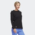 adidas Womens Performance Golf Hoodie Casual Outerwear Casual - Blue - Image 4