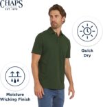 Chaps Men's Everyday Classic Fit Stretch Active Performance Polo Shirt - Image 6