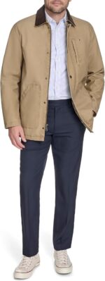 Tommy Hilfiger Men's Barn Jacket With Corduroy Collar - Image 2