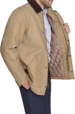 Tommy Hilfiger Men's Barn Jacket With Corduroy Collar - Image 6