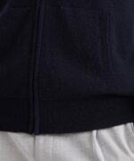 NAADAM Signature Mens Cashmere Full Zip Sweater - Image 4