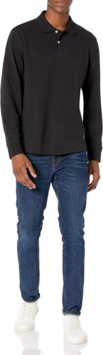 Amazon Essentials Men's Long-Sleeve Pique Polo Shirt - Image 4