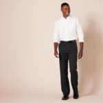 Amazon Essentials Men's Classic-Fit Expandable-Waist Flat-Front Dress Pants - Image 4