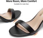 DREAM PAIRS Women's Chunky Block Heel Sandals, Open Toe Ankle Strap Dress Shoes, Comfortable Wedding Guest Heels for Party, Prom and Formal Events - Image 5