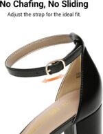 DREAM PAIRS Women's Chunky Block Heel Sandals, Open Toe Ankle Strap Dress Shoes, Comfortable Wedding Guest Heels for Party, Prom and Formal Events - Image 6