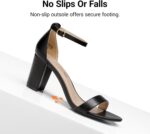 DREAM PAIRS Women's Chunky Block Heel Sandals, Open Toe Ankle Strap Dress Shoes, Comfortable Wedding Guest Heels for Party, Prom and Formal Events - Image 7