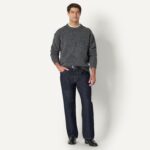 Amazon Essentials Men's Relaxed-Fit Faux Mohair Crewneck Pullover Sweater - Image 5