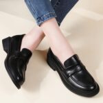 Loafers for Women Black Penny Loafer Business Casual Shoes Women's Loafers & Slip-Ons Ladies Flats Comfortable Dressy - Image 4