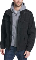 Levi's Men's Washed Cotton Hooded Military Jacket (Regular & Big & Tall Sizes) - Image 5