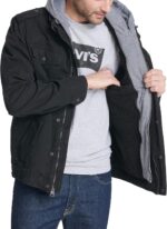 Levi's Men's Washed Cotton Hooded Military Jacket (Regular & Big & Tall Sizes) - Image 6