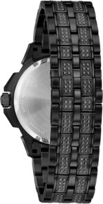 Bulova Men's Crystal Octava Chronograph Quartz Watch, Pave Crystal Dial - Image 3