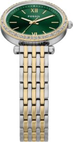 Fossil Women's Watch and Bracelet Set, Carlie Three-Hand Stainless Steel Watch for Women and Bracelet Set - Image 4