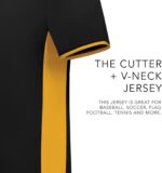 Augusta Sportswear Men's Augusta Sportswear Cutter+ V-Neck Jersey - Image 5