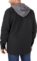 Dickies Men's Fleece Hooded Duck Shirt Jacket With Hydroshield - Image 3
