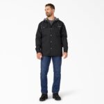 Dickies Men's Fleece Hooded Duck Shirt Jacket With Hydroshield - Image 6