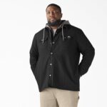 Dickies Men's Fleece Hooded Duck Shirt Jacket With Hydroshield - Image 7