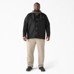 Dickies Men's Fleece Hooded Duck Shirt Jacket With Hydroshield - Image 8