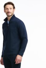 SAKS Fifth Avenue Men's Pique Quarter-Zip Pullover - Image 2