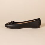 Amazon Essentials Women's Comfortable Round Toe Ballet Flats with Bow - Image 3