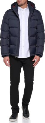 Tommy Hilfiger Men's Down Alternative Hooded Puffer Jacket (Standard and Big & Tall) - Image 3