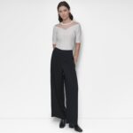 DKNY Women's Pull on Twill Wide Leg Pant - Image 2