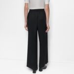 DKNY Women's Pull on Twill Wide Leg Pant - Image 6