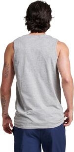Russell Athletic Men's Dri-Power Cotton Blend Sleeveless Muscle Shirts,Moisture Wicking,Odor Protection, UPF 30+, Sizes S-4X - Image 3